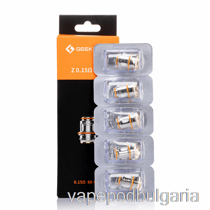 Vape 10000 Дръпки Geek Vape Zeus Mesh Replacement Coils 0.15ohm Z Coils